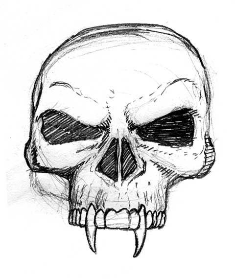  many artifacts and ancient buildings enclose immorality skull drawings 
